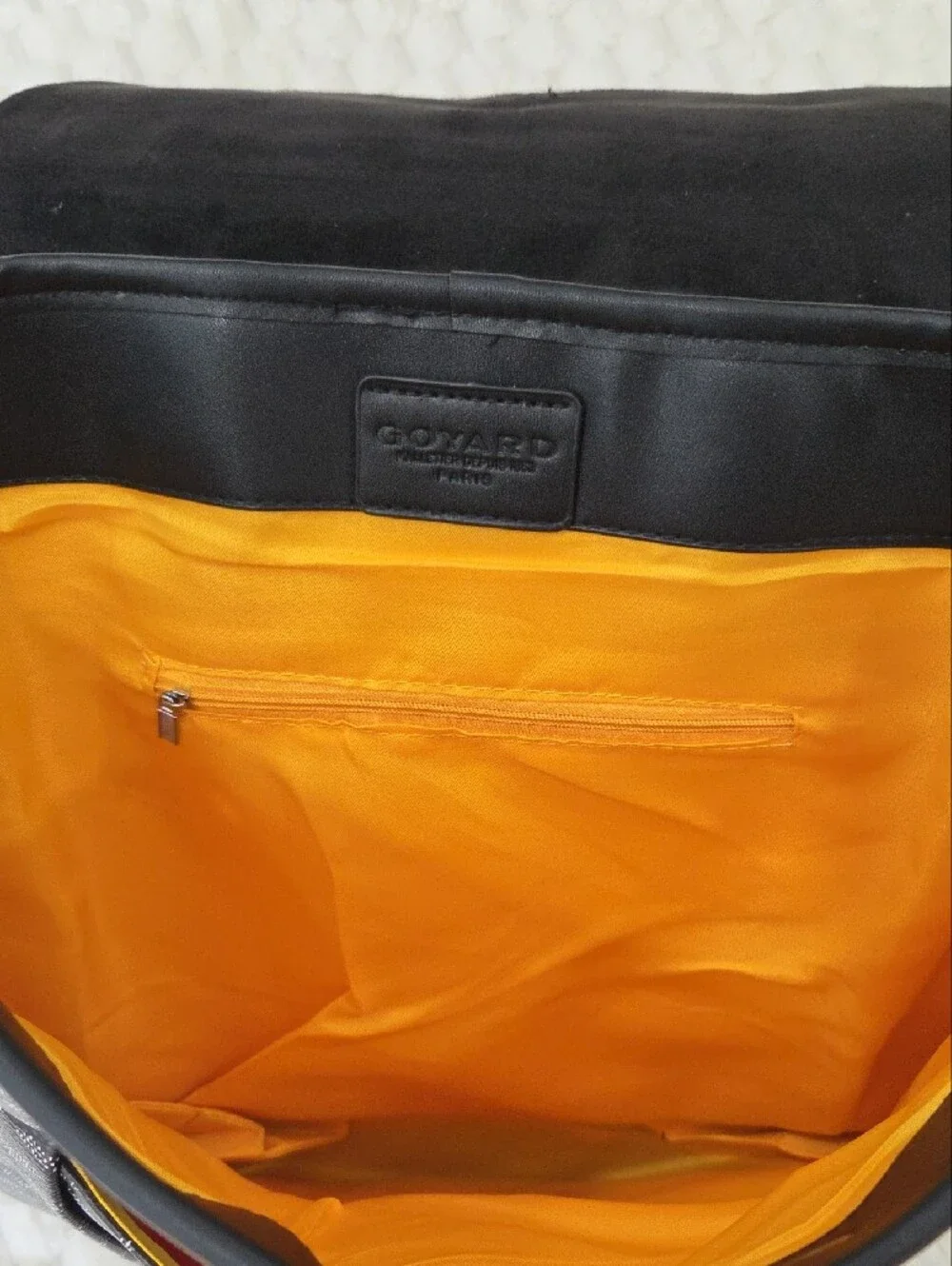 Goyard Black/Brown Patterned Canvas Backpack